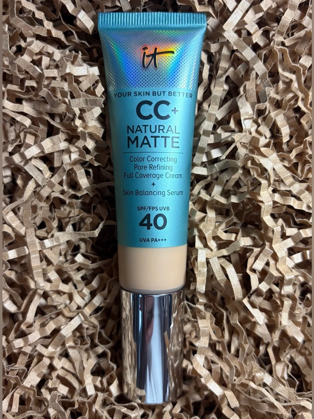 IT Cosmetics CC+ Cream Natural Matte Foundation with SPF 40